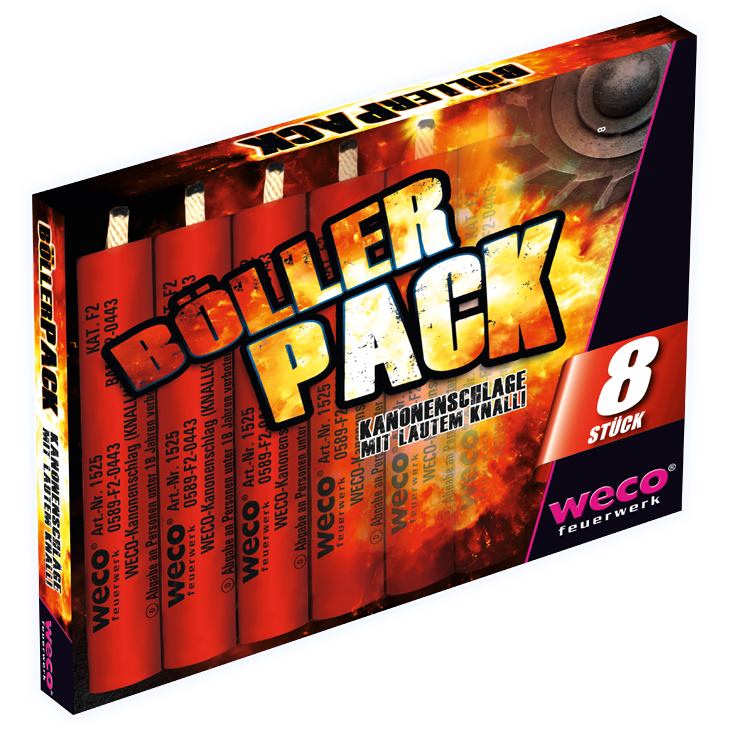 Jetzt Böller Pack 8-fach Kanonenschläge ab 4.24€ bestellen