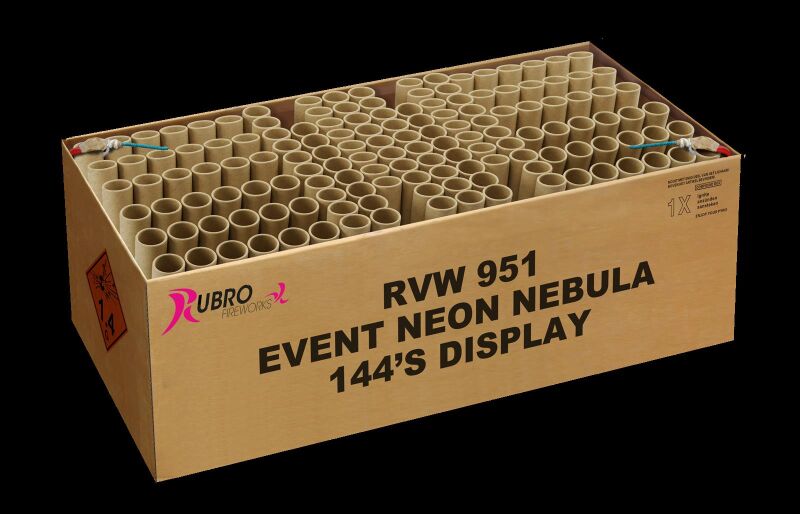 Jetzt Event Neon Nebula 144-Schuss-Feuerwerkverbund ab 161.49€ bestellen