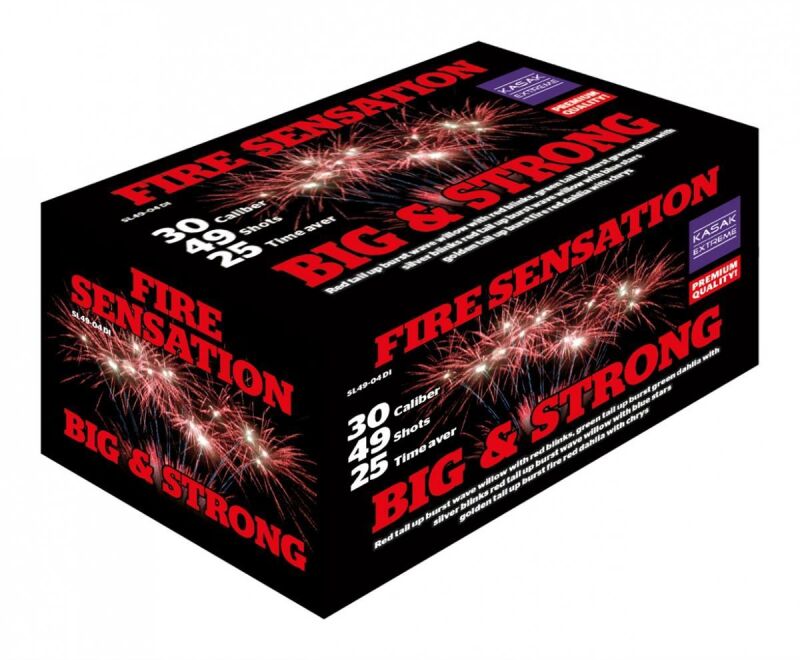 Jetzt Fire Sensation 49-Schuss-Feuerwerkverbund ab 124.94€ bestellen