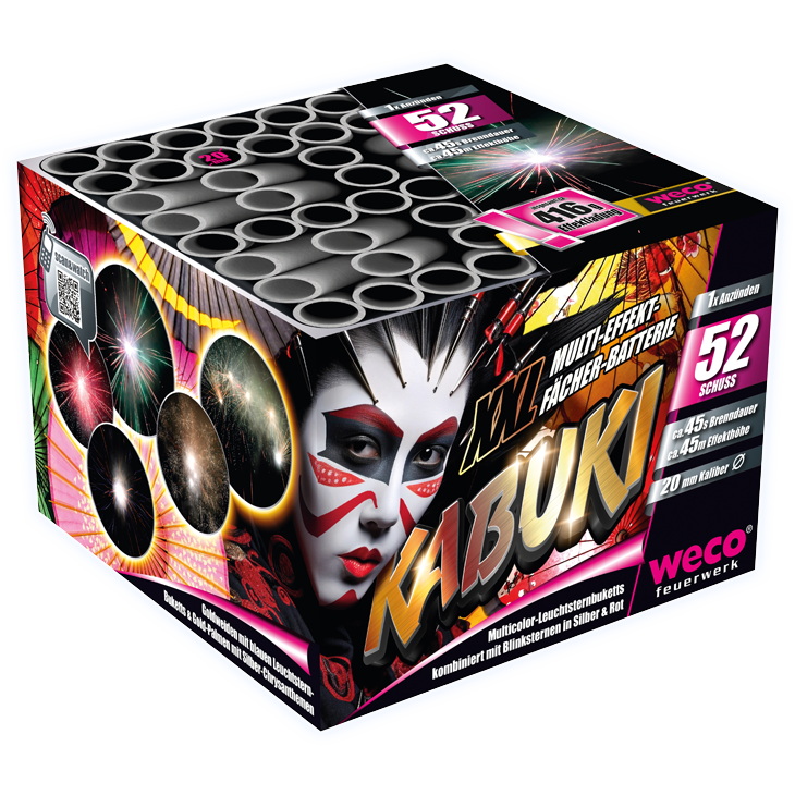 Jetzt Kabuki 52-Schuss-Feuerwerk-Batterie ab 35.69€ bestellen