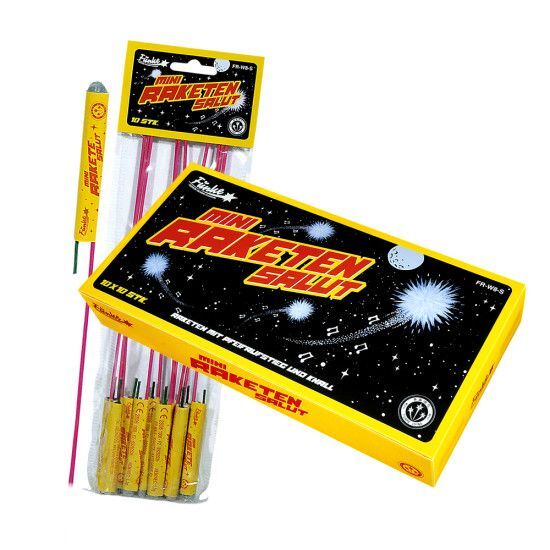 Jetzt Mini-Raketen Salut 100er Pack ab 6.99€ bestellen