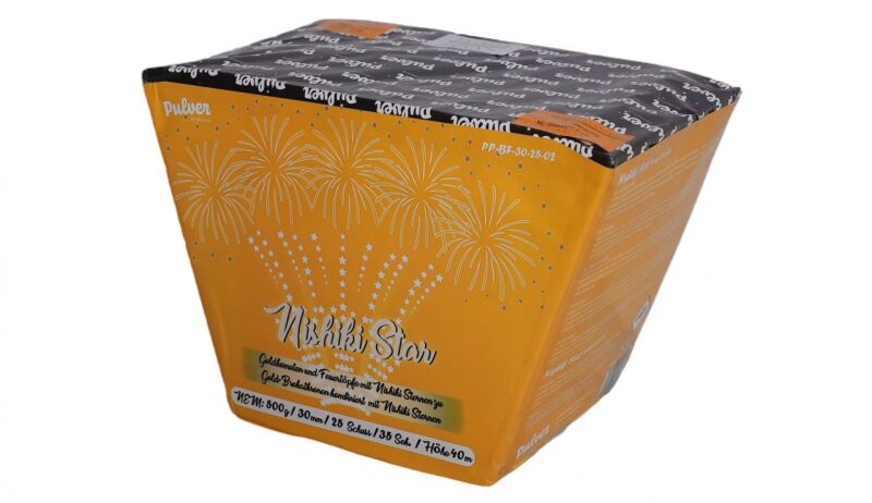 Jetzt Nishiki Star 25-Schuss-Feuerwerk-Batterie ab 52.69€ bestellen