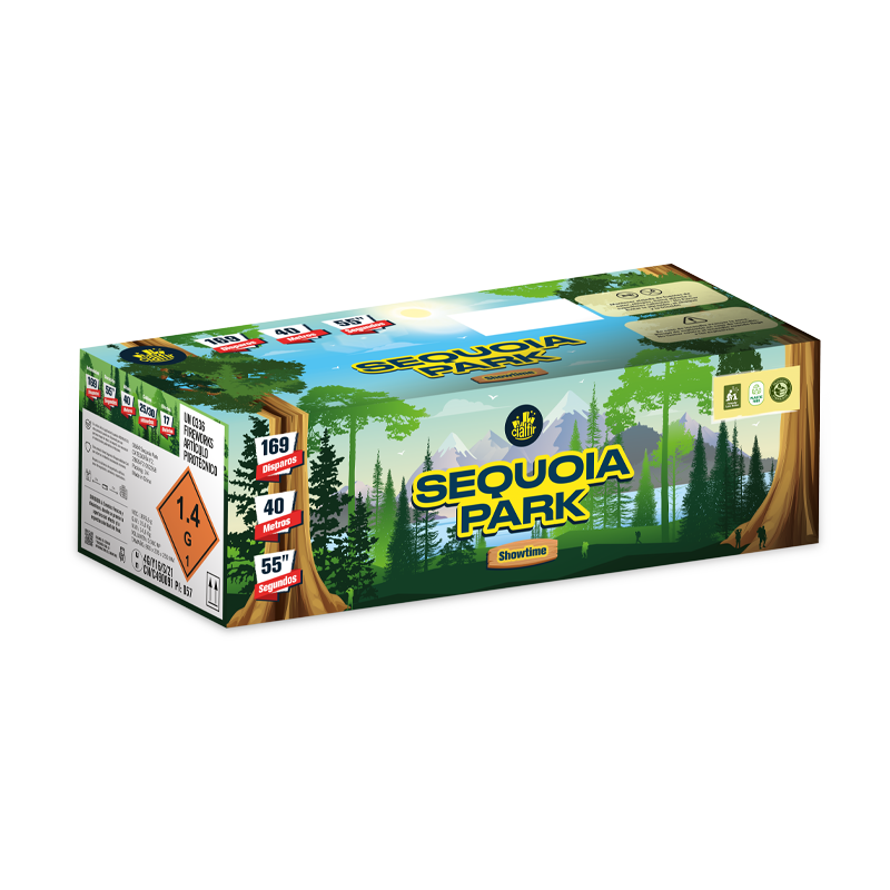 Jetzt Showtime Sequoia Park 169-Schuss-Feuerwerkverbund ab 293.24€ bestellen