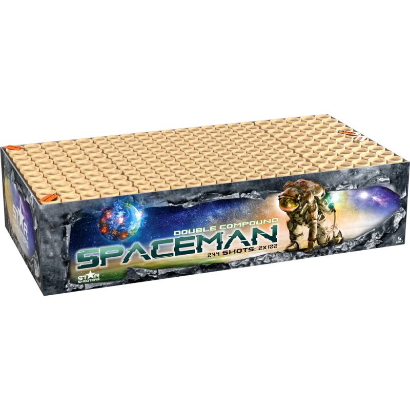 Jetzt Spaceman 244-Schuss-Feuerwerks-Verbund ab 218.44€ bestellen
