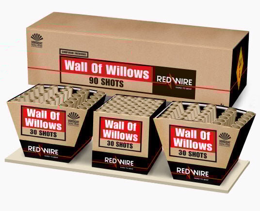 Jetzt Wall of Willows 90-Schuss-Feuerwerkverbund (Stahlkäfig) ab 110.49€ bestellen