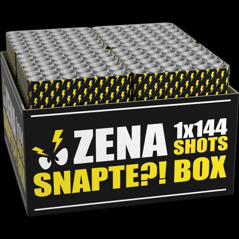 Jetzt Zena Snapte?! Box 144-Schuss-Feuerwerkverbund (Stahlkäfig) ab 97.74€ bestellen